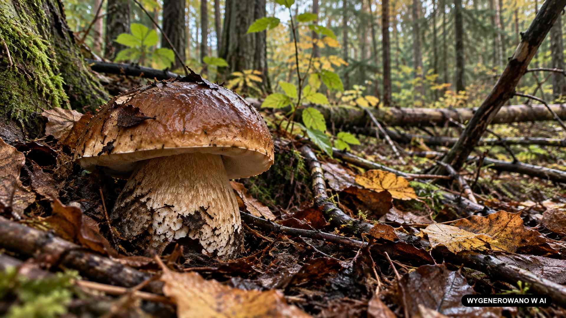 Borowików nie szukaj tylko pod nogami. Pod koniec września jeden szczegół w lesie może naprowadzić na kolejne