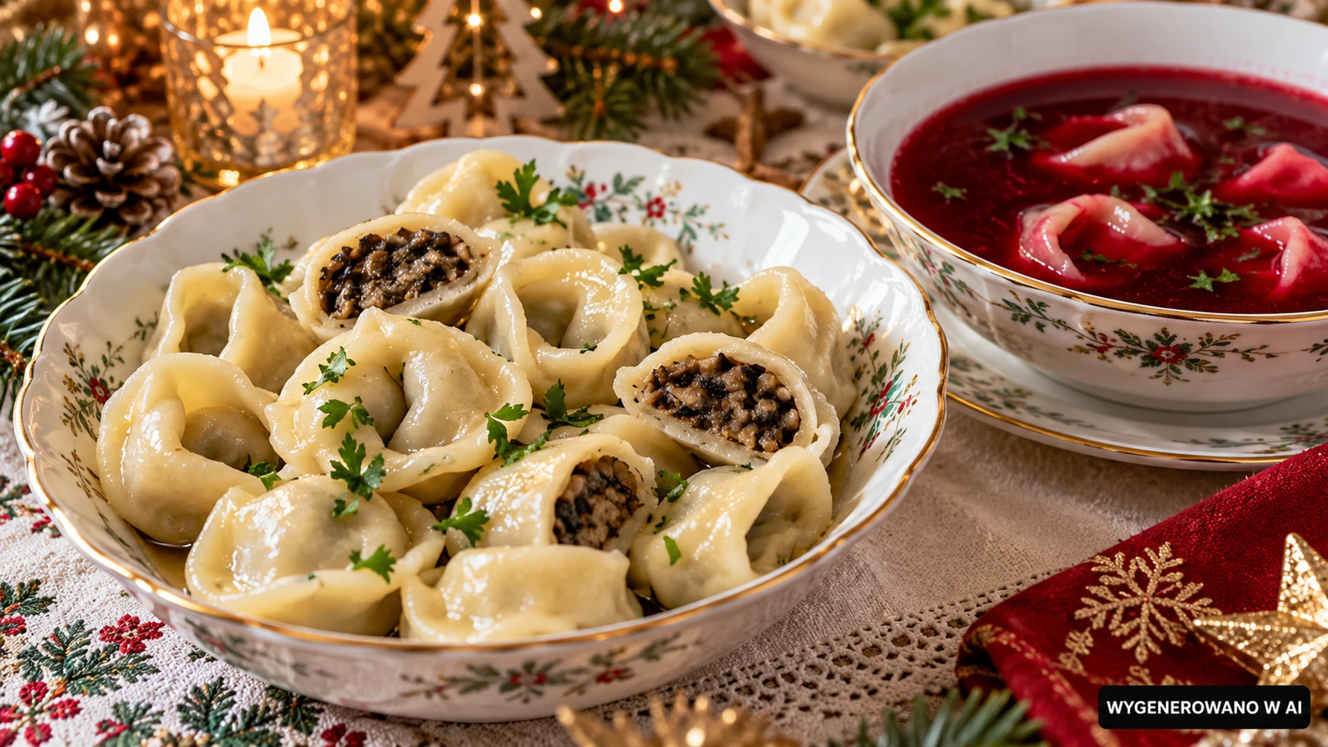 Uszka z grzybami - najlepszy przepis krok po kroku
