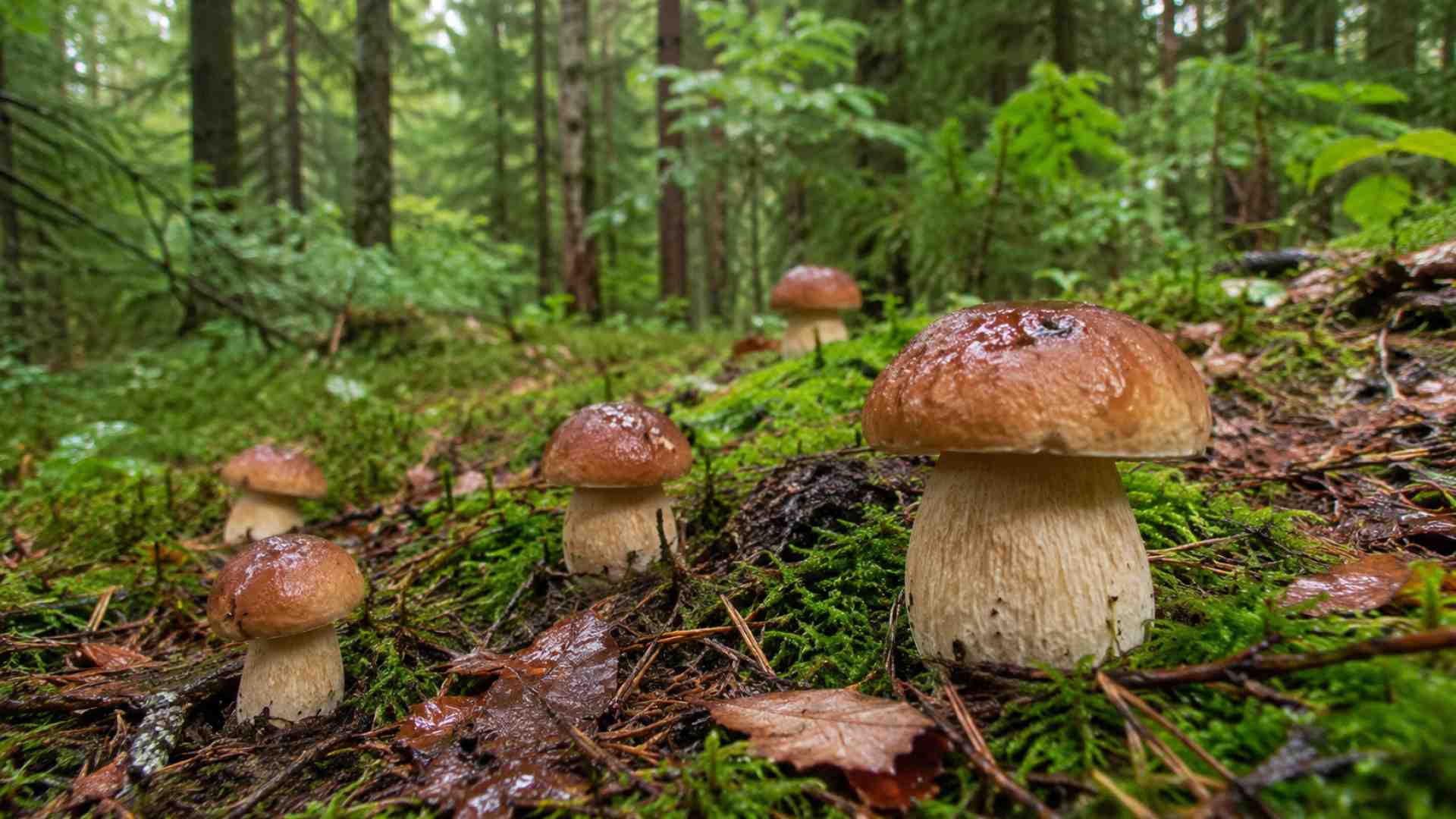 Borowiki pojawiają się już w lipcu. W takich lasach szukaj ich po deszczu